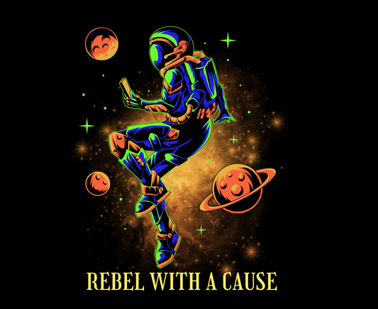 Women’s Cropped Tee: Rebel With A Cause