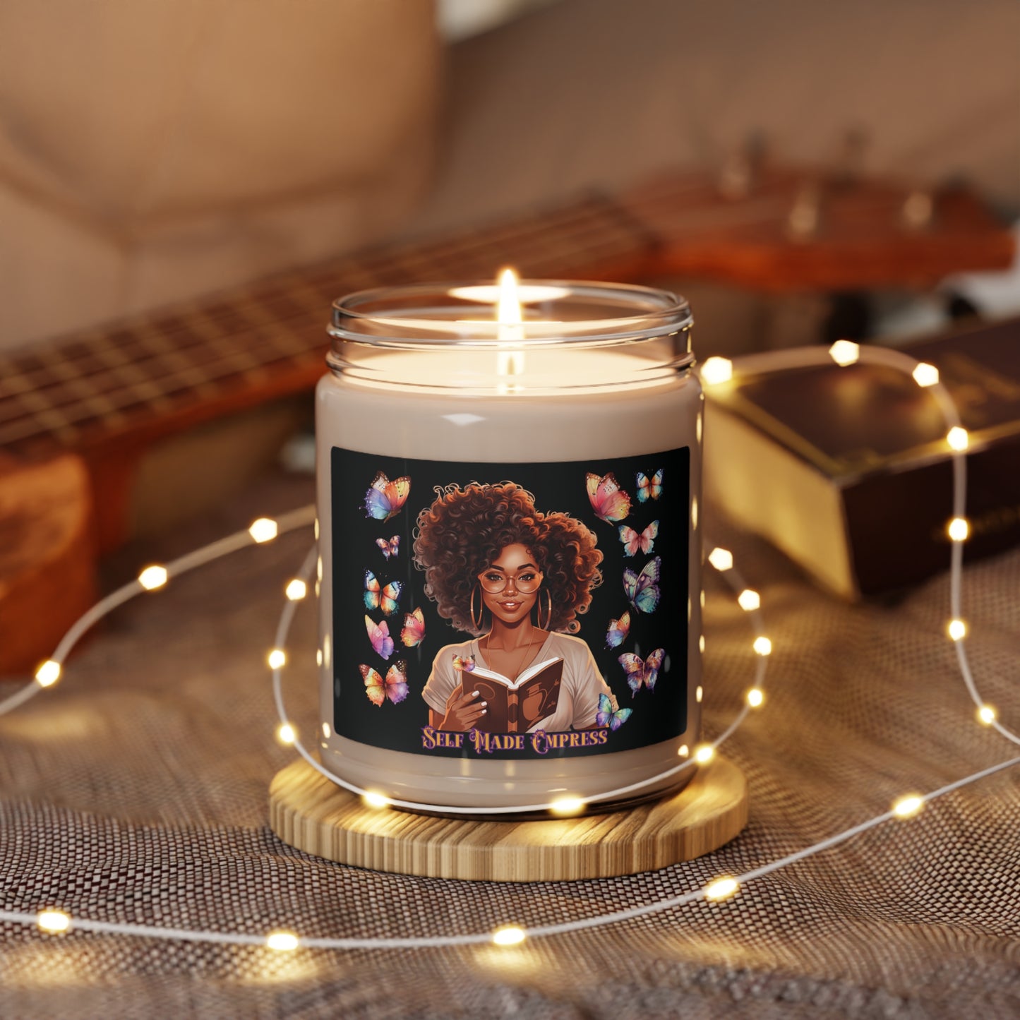 9oz Scented Soy Candle: Self-Made Empress (Five Scents)