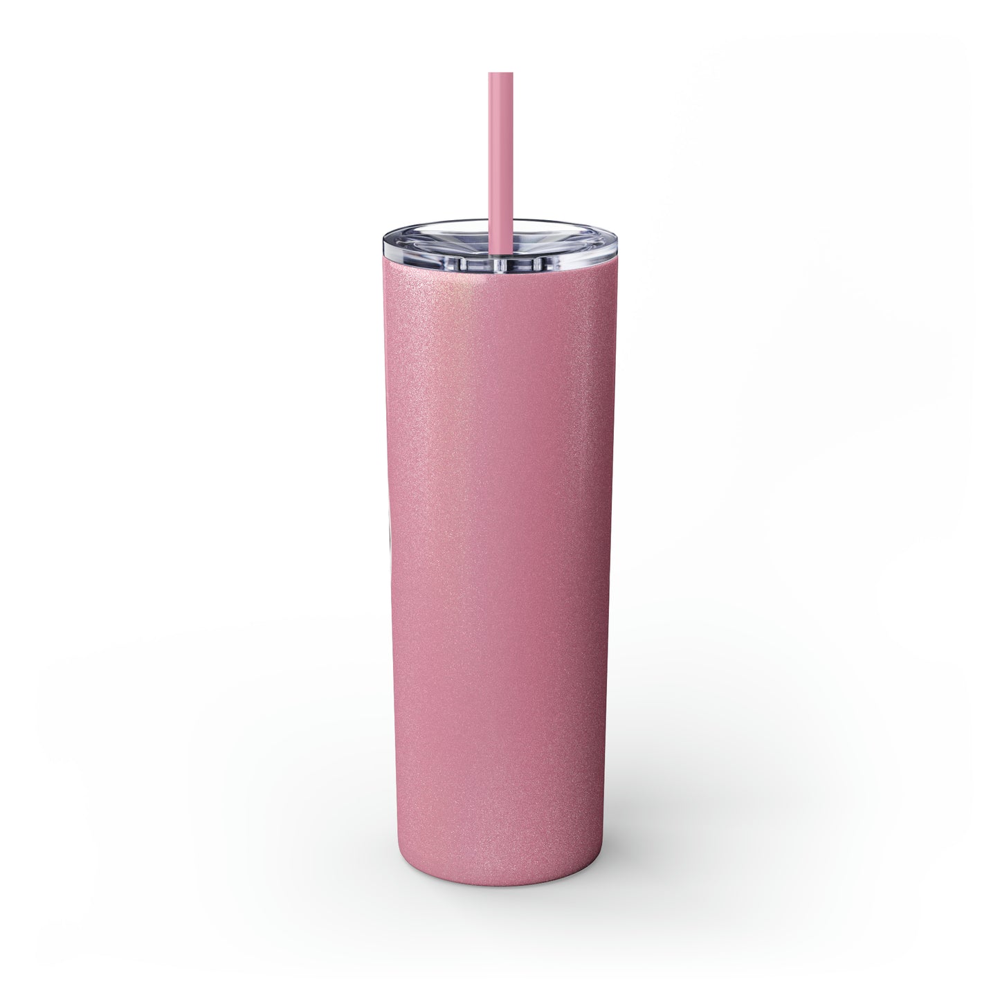 THE CEO: Lady Boss Graphic Skinny Tumbler with Straw, 20oz (Black, Black Glitter, Lilac, Magic Pink, Blush Pink, & Dusty Rose - All Glitter Finishes)