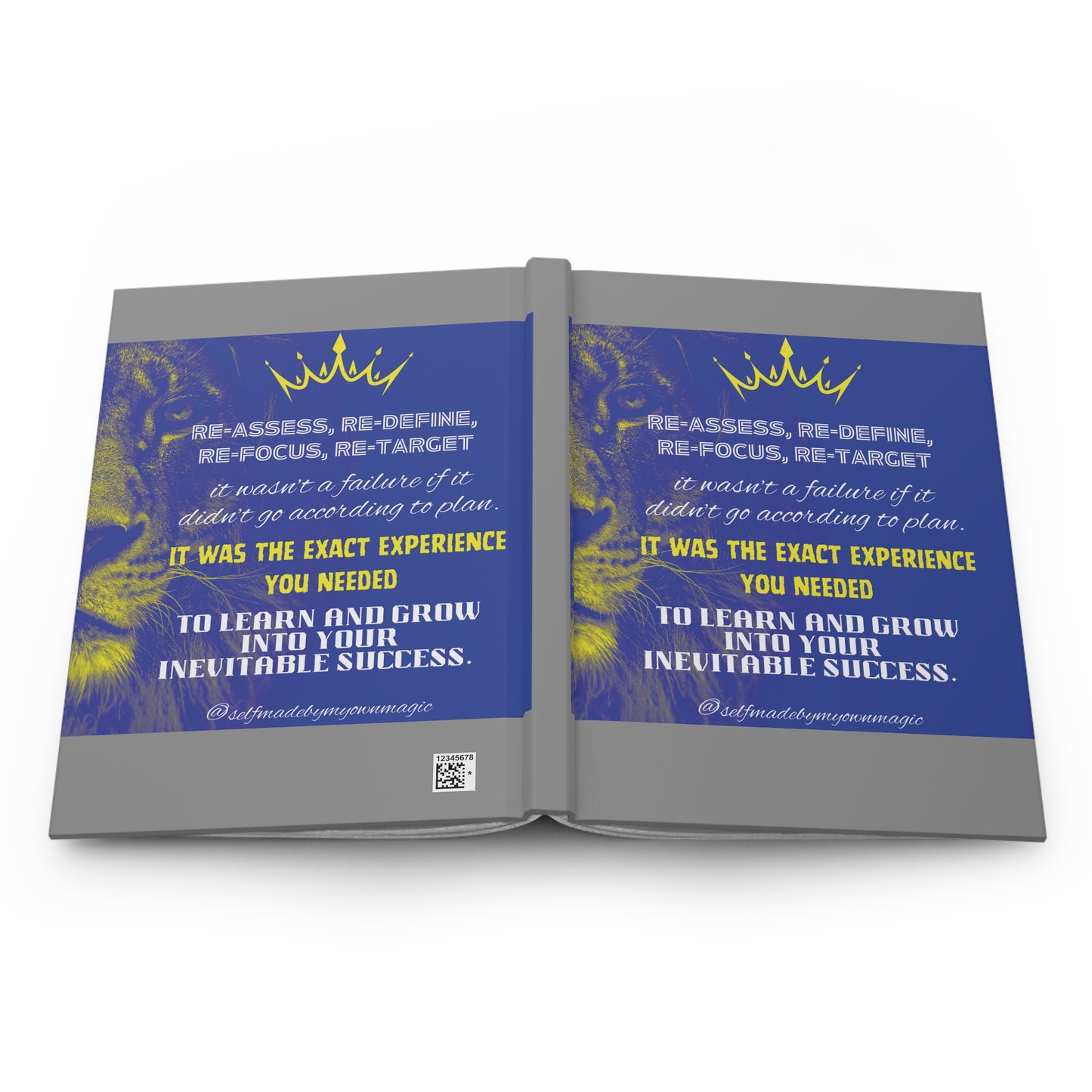 Hardcover Success Mindset Journal/Notebook: Re-Assess, Re-Define, Re-Focus, Re-Target