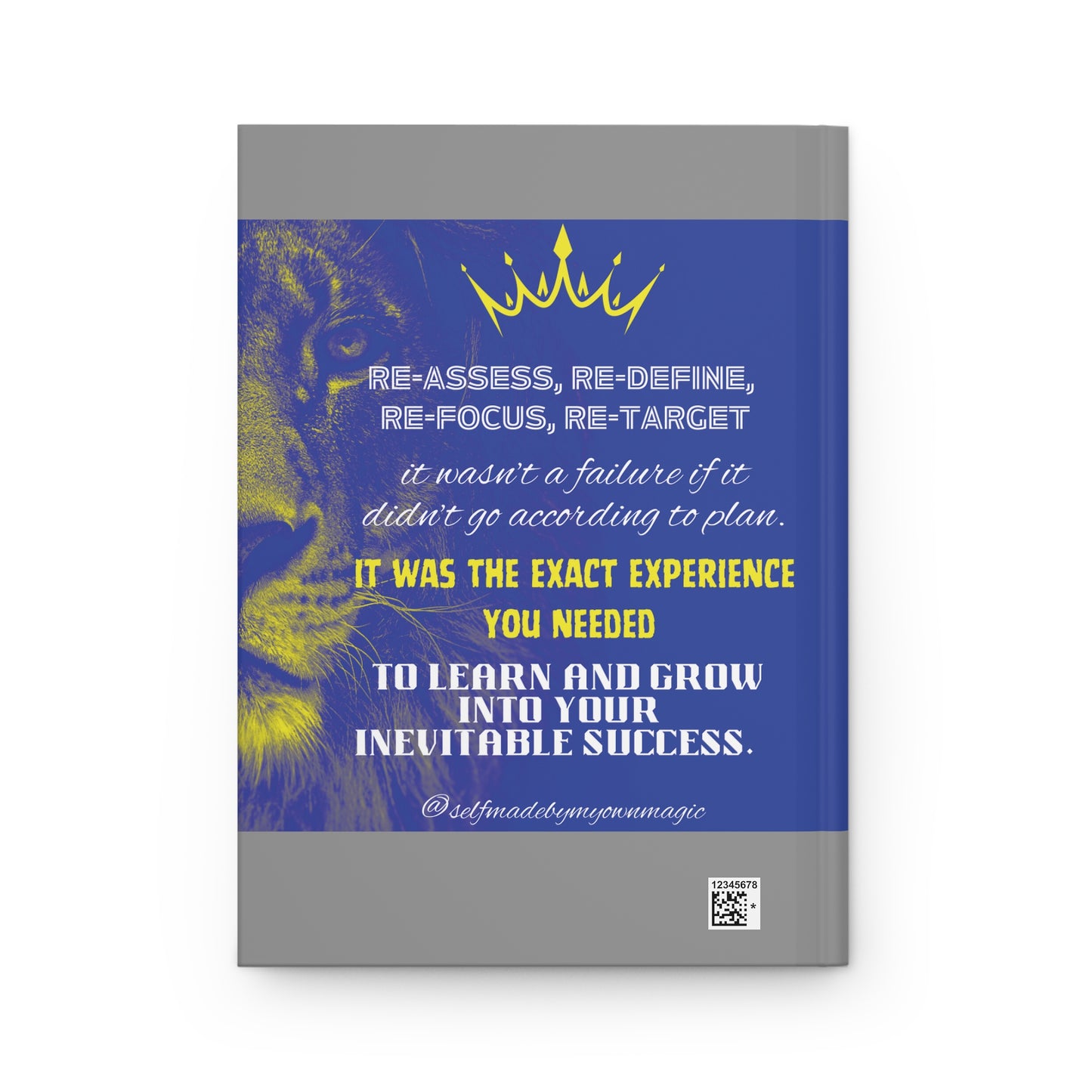 Hardcover Success Mindset Journal/Notebook: Re-Assess, Re-Define, Re-Focus, Re-Target