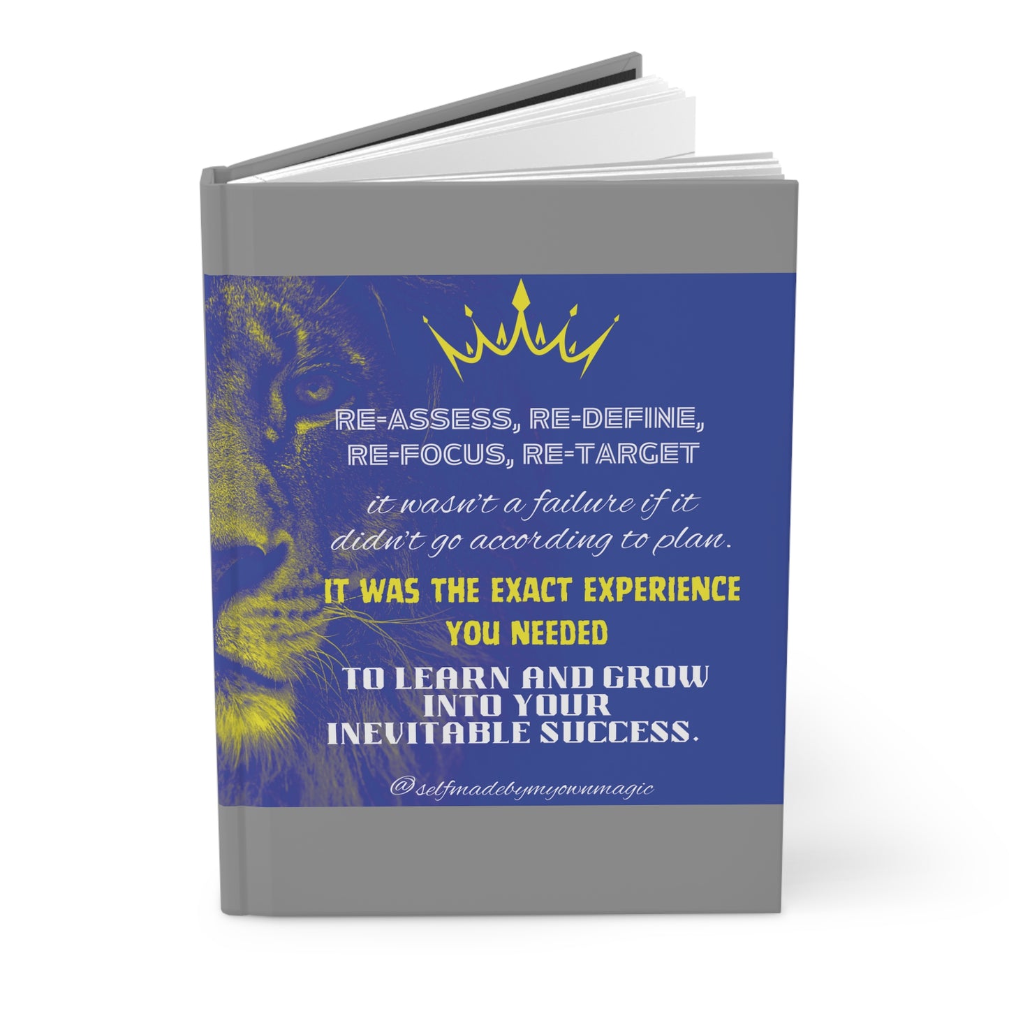Hardcover Success Mindset Journal/Notebook: Re-Assess, Re-Define, Re-Focus, Re-Target