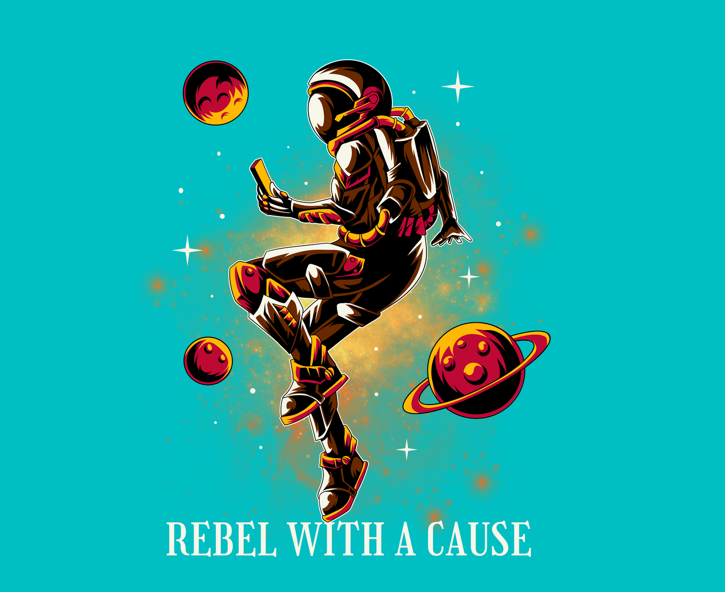 Women’s Cropped Tee: Rebel With A Cause