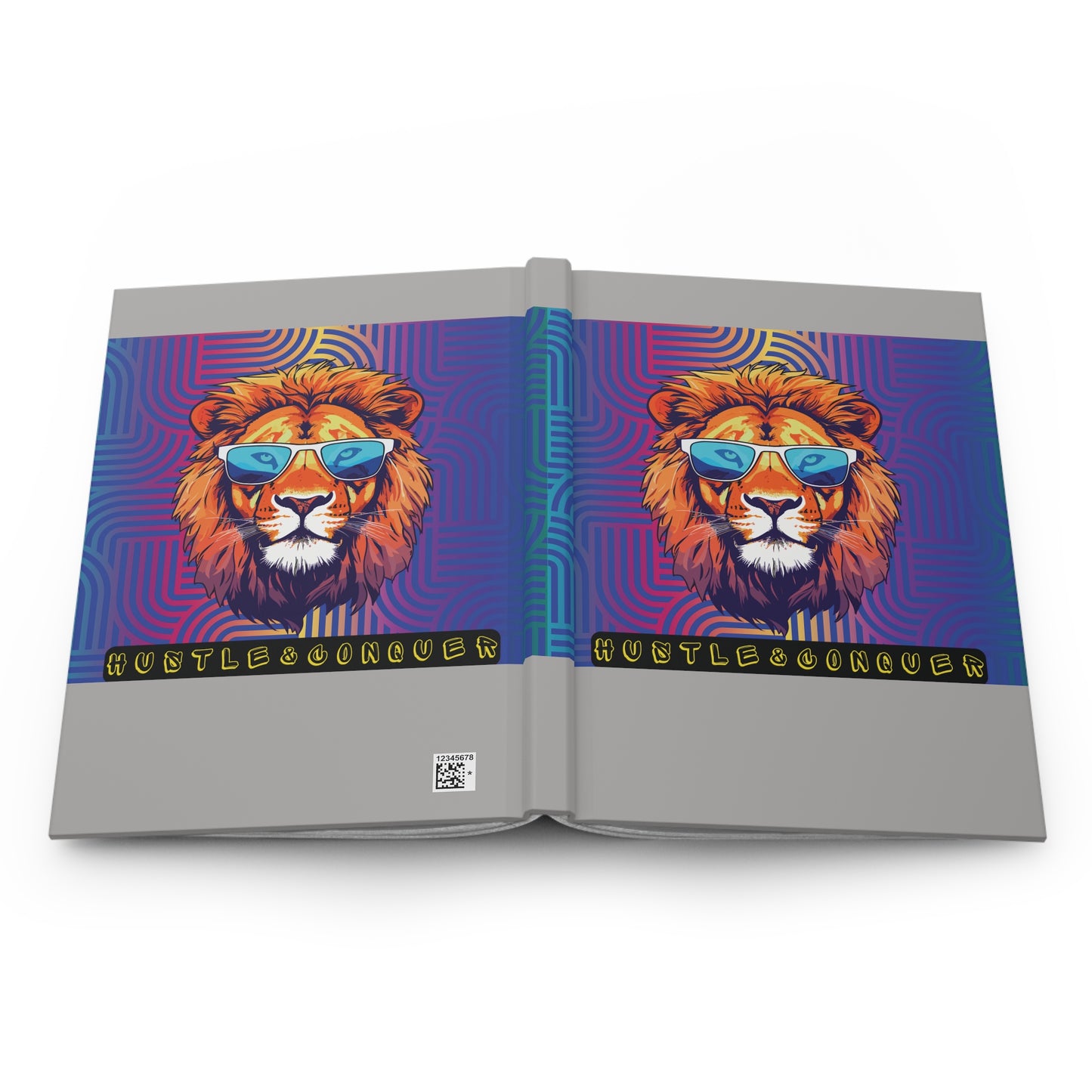 Hardcover Success Mindset Journal/Notebook: Hustle & Conquer