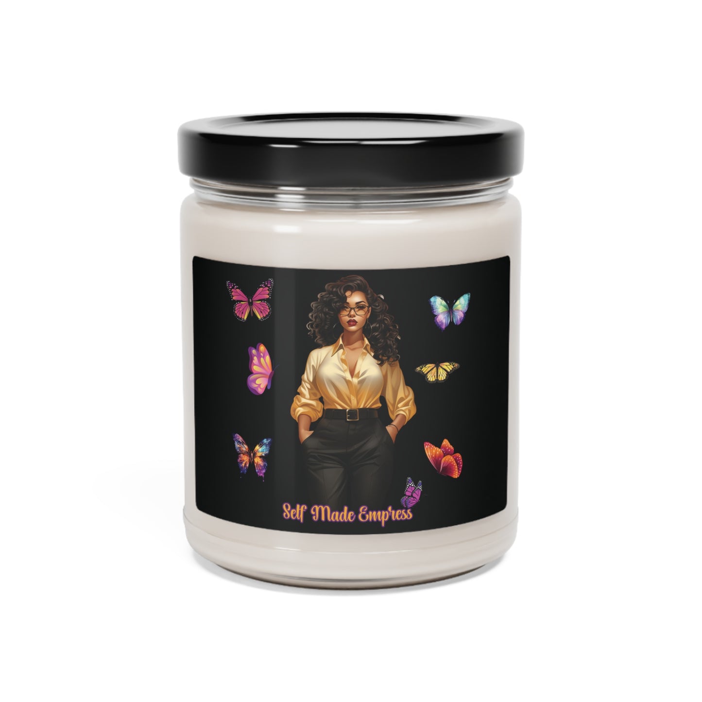 9oz Scented Soy Candle: Self-Made Empress (Five Scents)