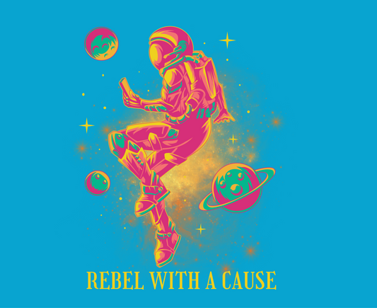 Women’s Cropped Tee: Rebel With A Cause