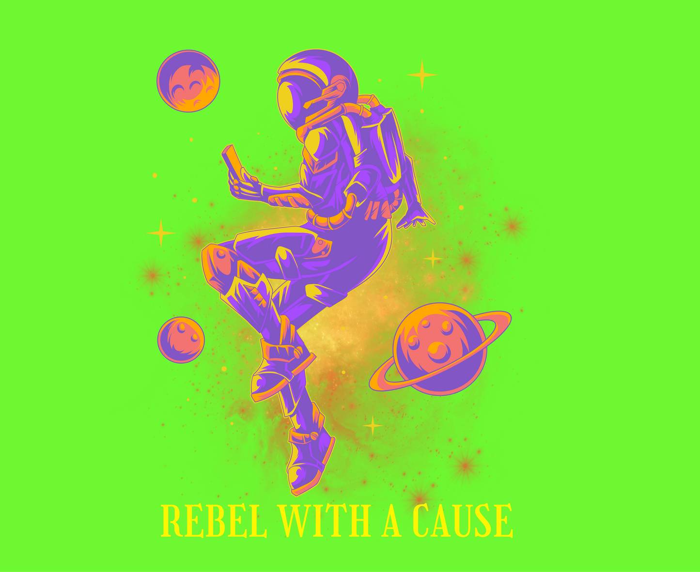 Women’s Cropped Tee: Rebel With A Cause
