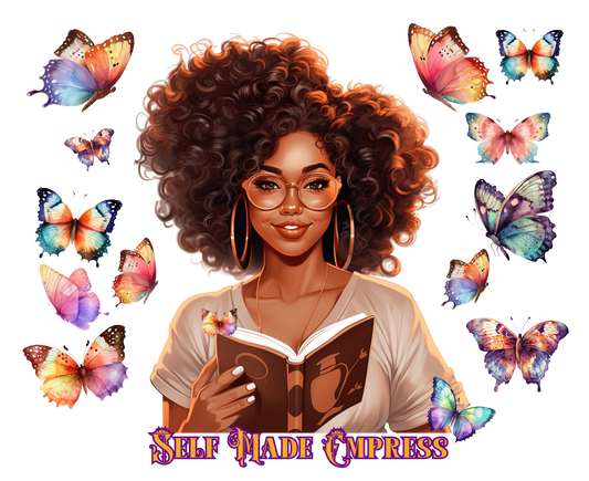 11oz Glossy Ceramic Mug: Self Made Empress (Microwave and Dishwasher Safe)