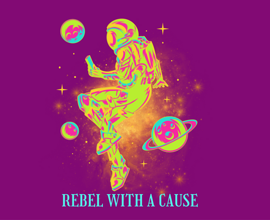 Unisex Champion® Hoodie: Rebel With A Cause