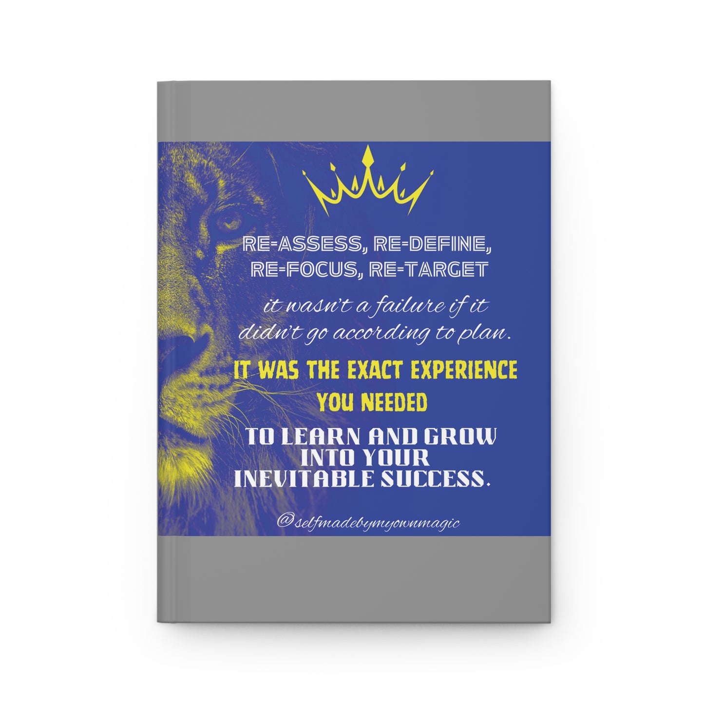 Hardcover Success Mindset Journal/Notebook: Re-Assess, Re-Define, Re-Focus, Re-Target