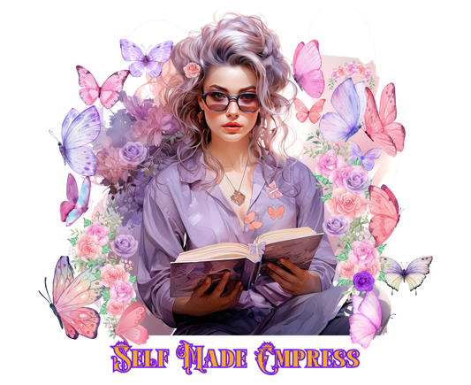 11oz Glossy Ceramic Mug: Self Made Empress (Microwave and Dishwasher Safe)