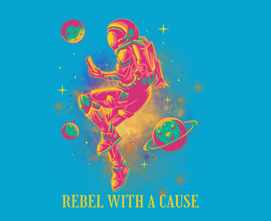 11oz Glossy Ceramic Mug: Rebel With A Cause