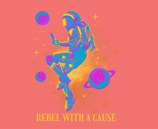 Women’s Cropped Tee: Rebel With A Cause