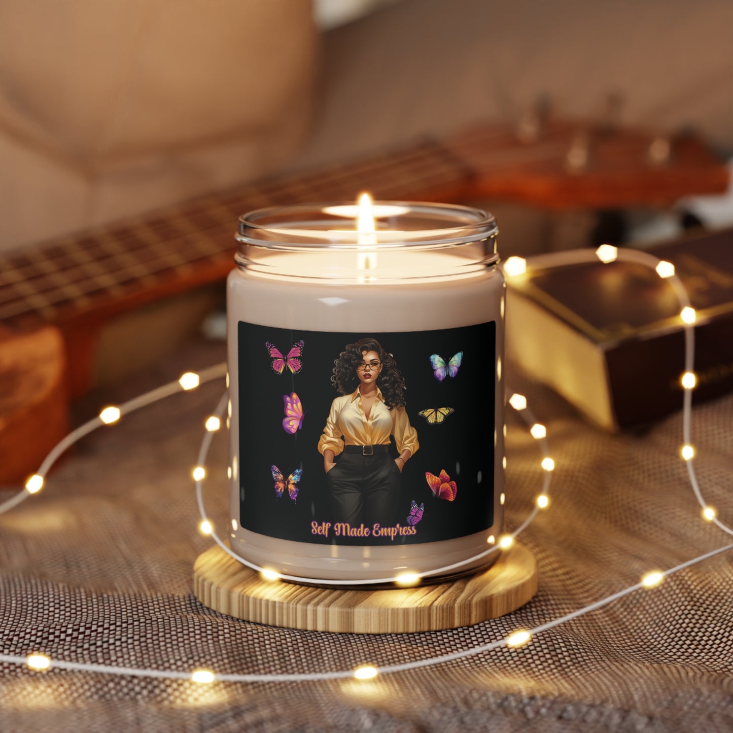 9oz Scented Soy Candle: Self-Made Empress (Five Scents)