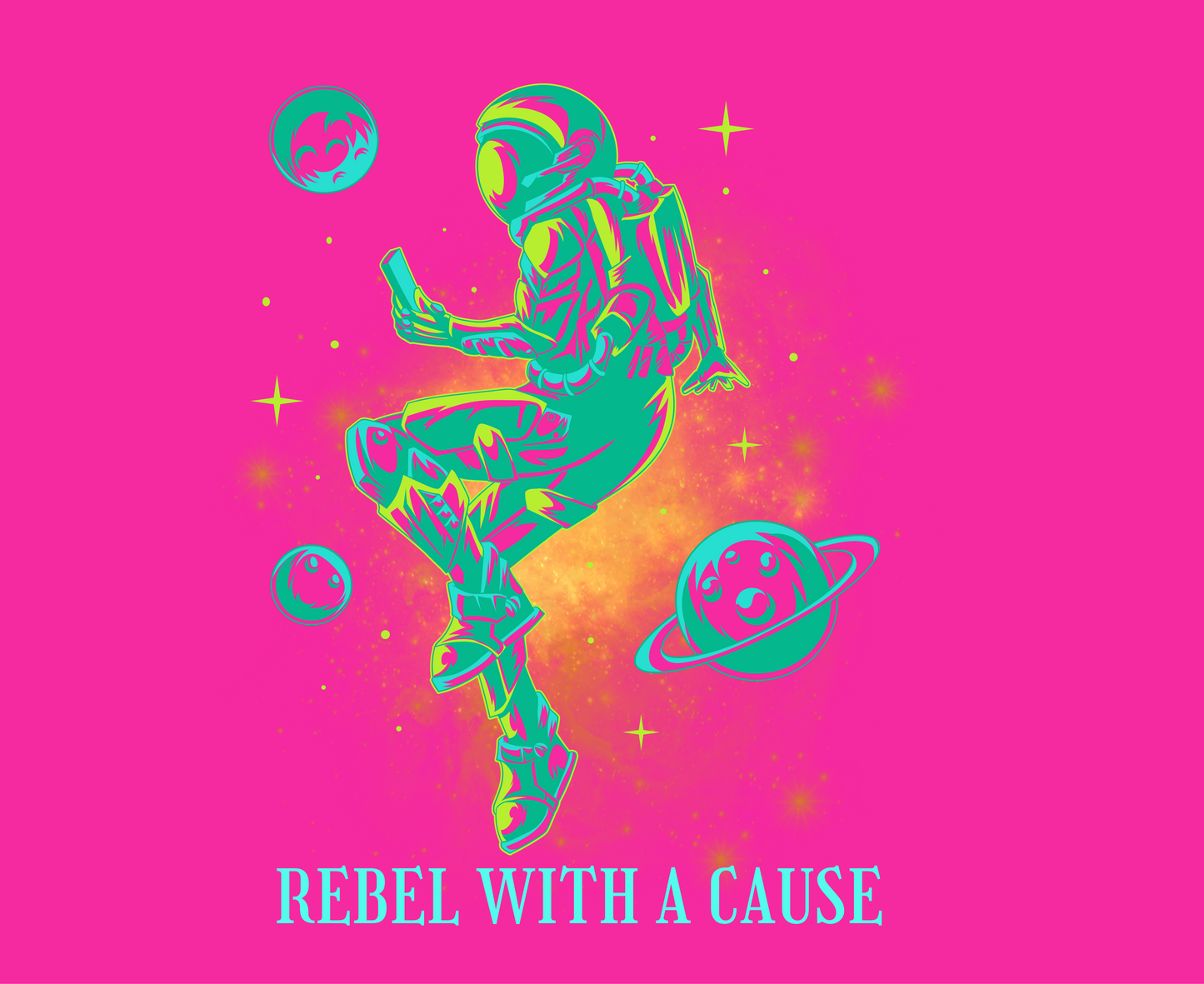 Unisex Tee: Rebel With A Cause