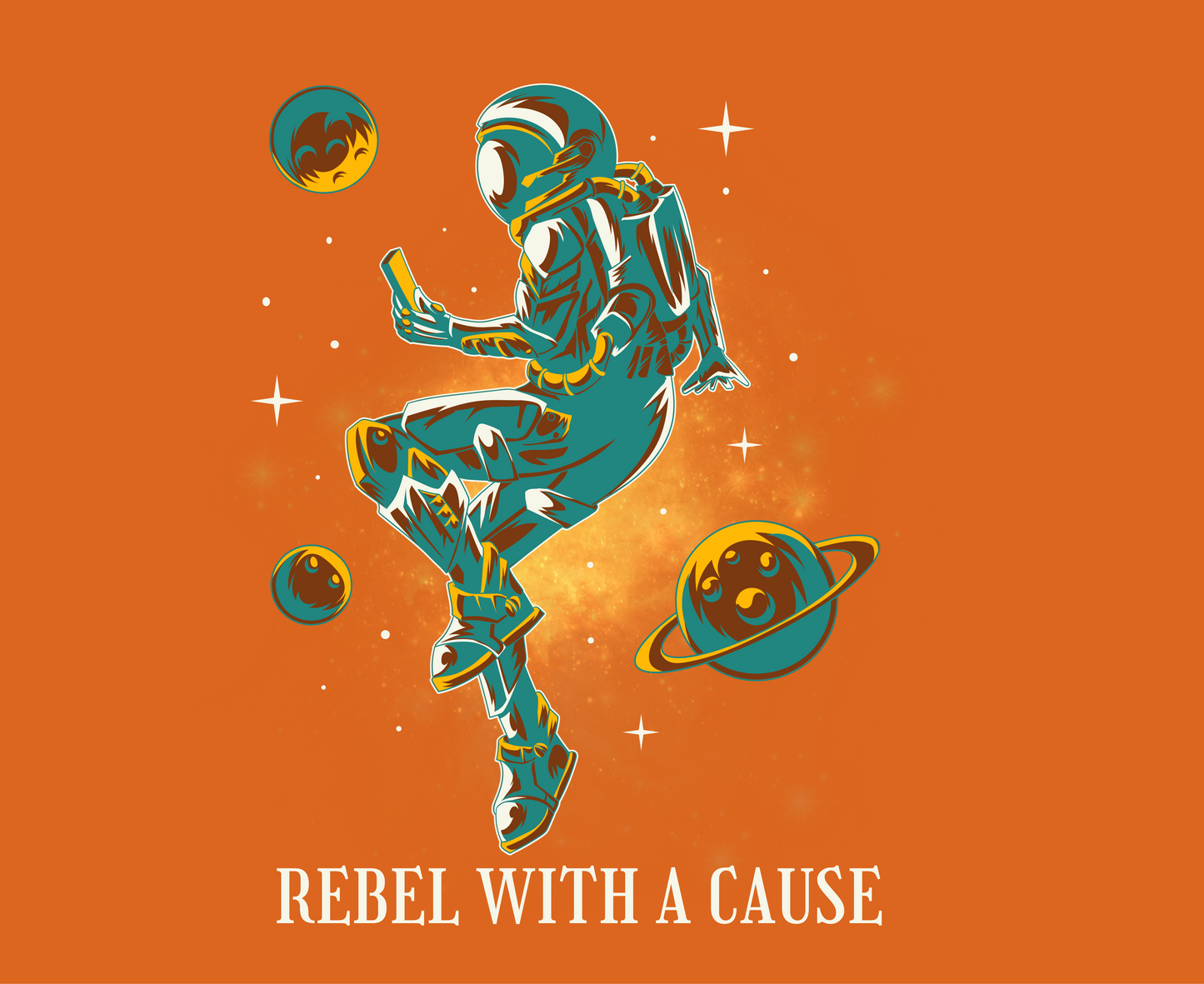 Unisex Tee: Rebel With A Cause
