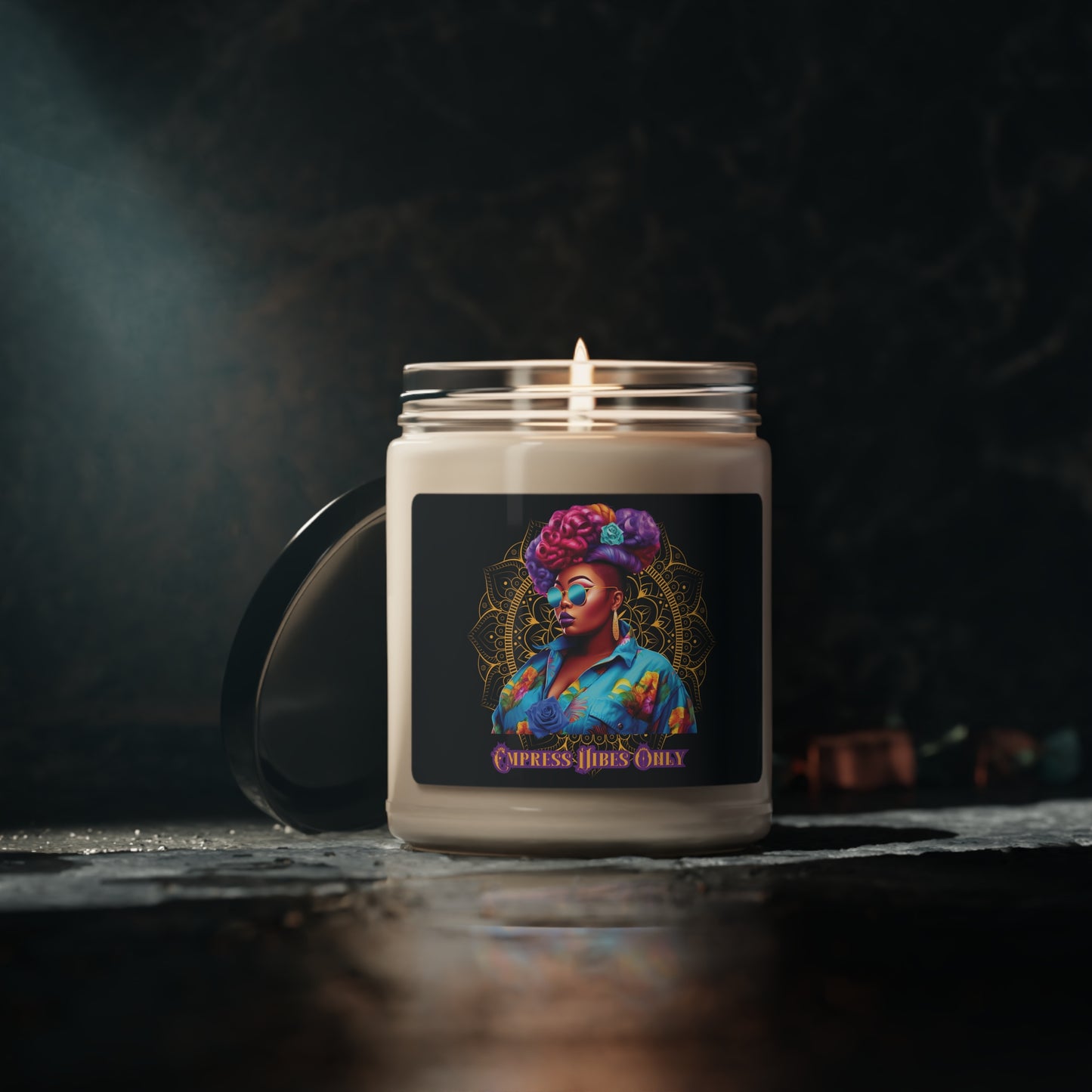 9oz Scented Soy Candle: Empress Vibes Only (Five Scents)