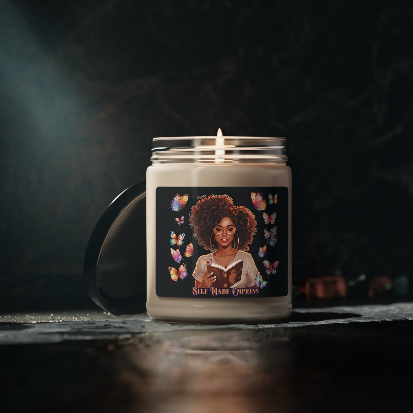 9oz Scented Soy Candle: Self-Made Empress (Five Scents)
