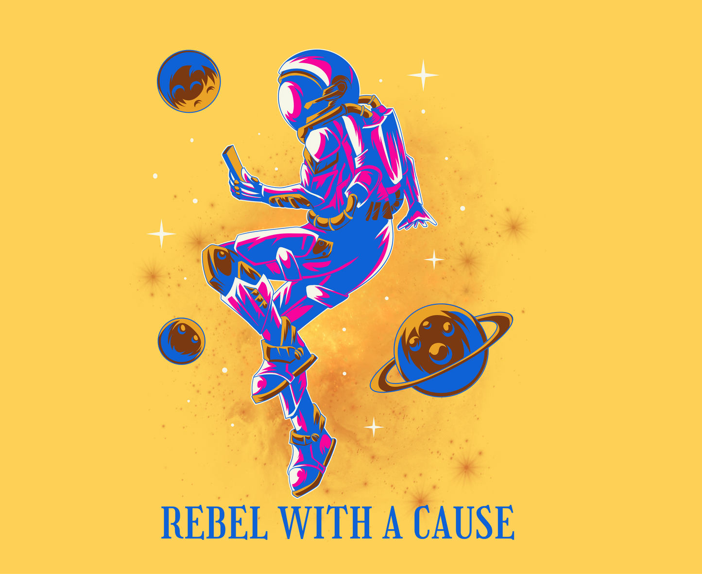 Women’s Cropped Tee: Rebel WIth A Cause