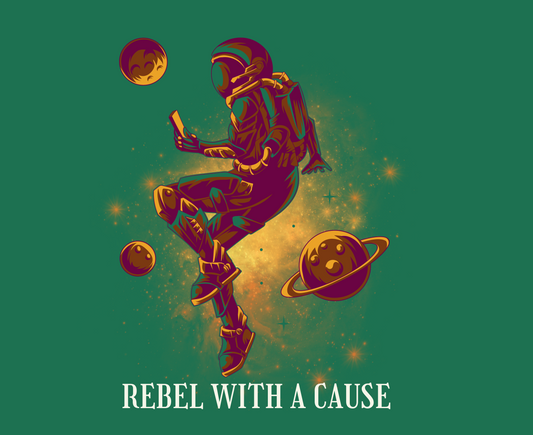 Women’s Cropped Tee: Rebel With A Cause