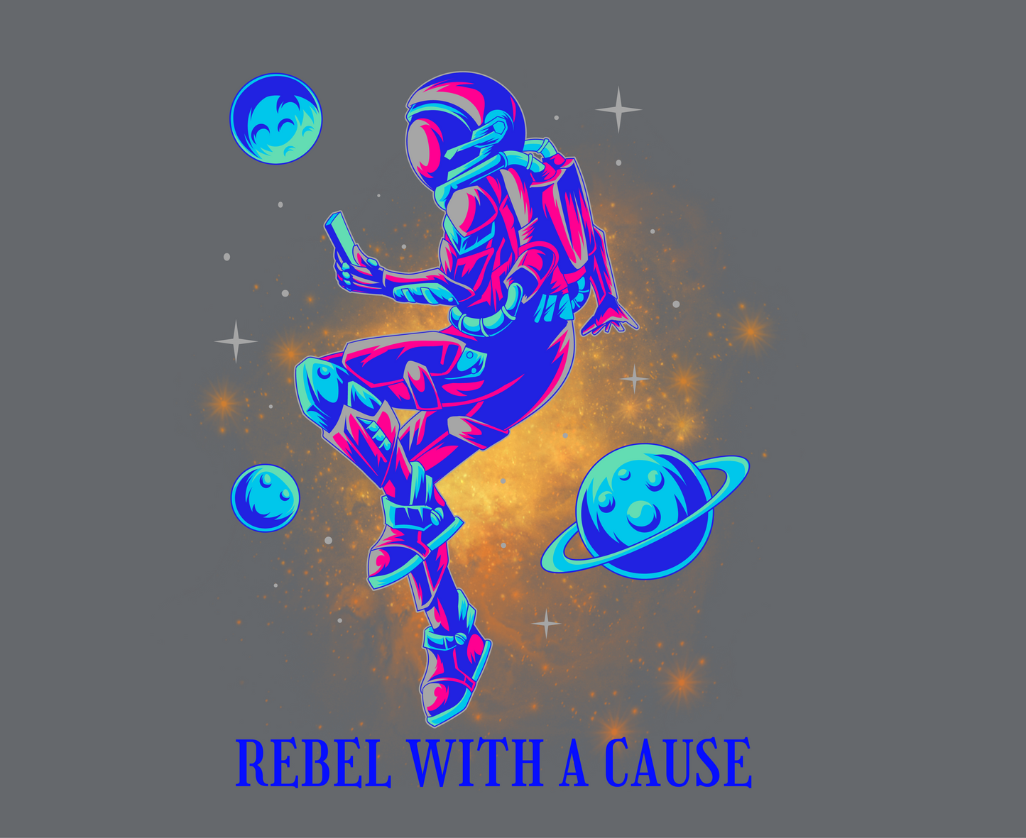 Women’s Cropped Tee: Rebel With A Cause