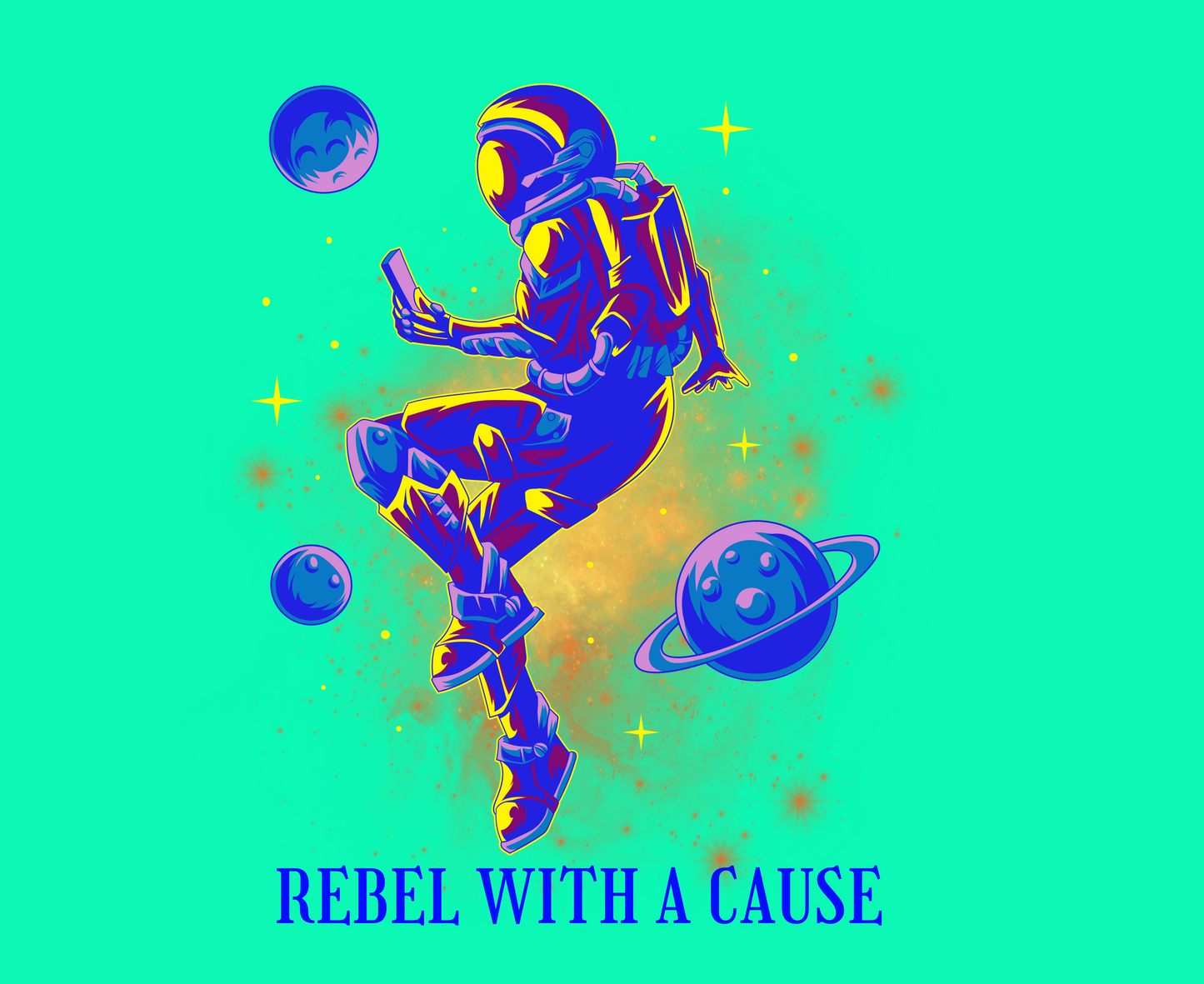 Women’s Cropped Tee: Rebel With A Cause
