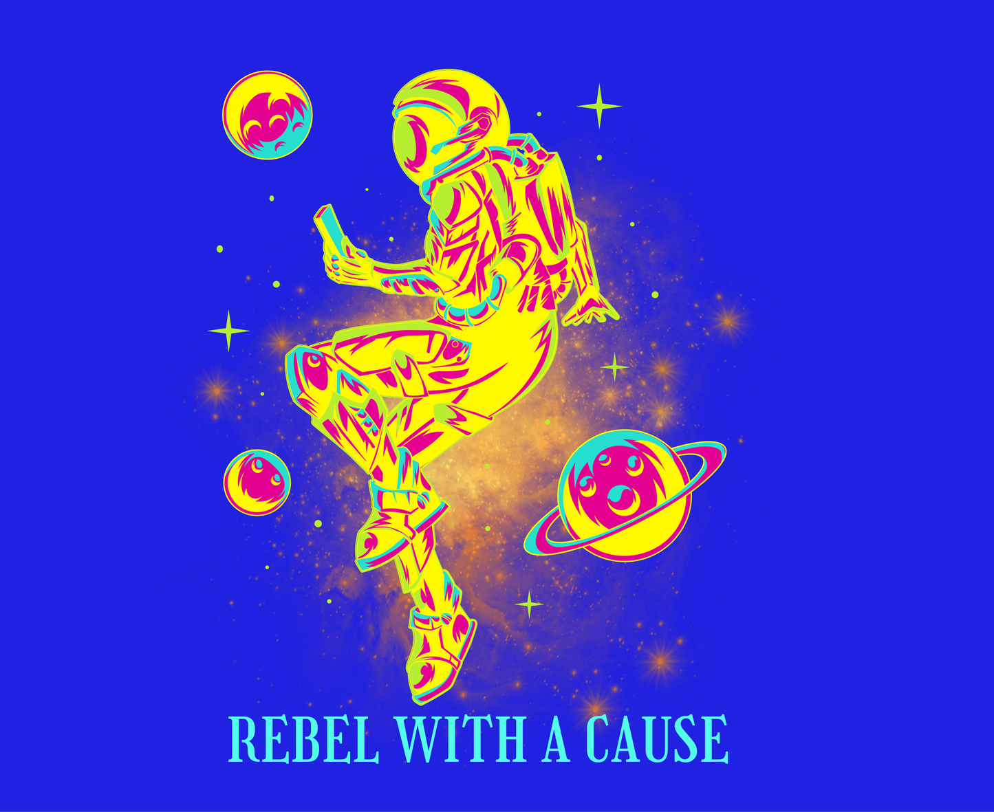 Women’s Cropped Tee: Rebel With A Cause