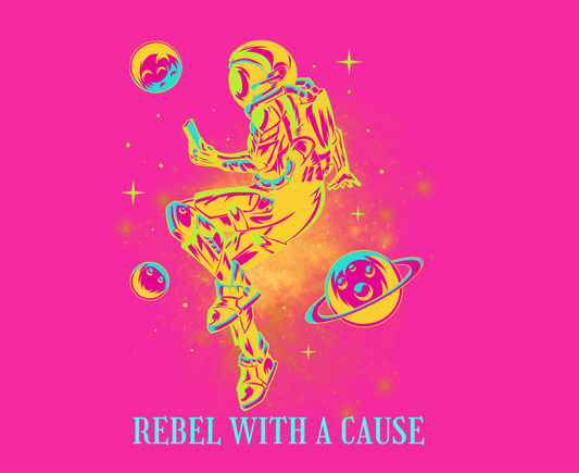 Women’s Cropped Tee: Rebel With A Cause