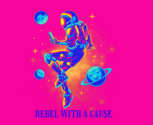 Women’s Cropped Tee: Rebel With A Cause