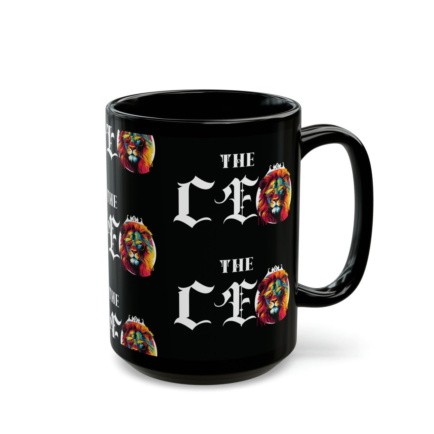 The CEO: Glossy Black Mug (11oz, 15oz)