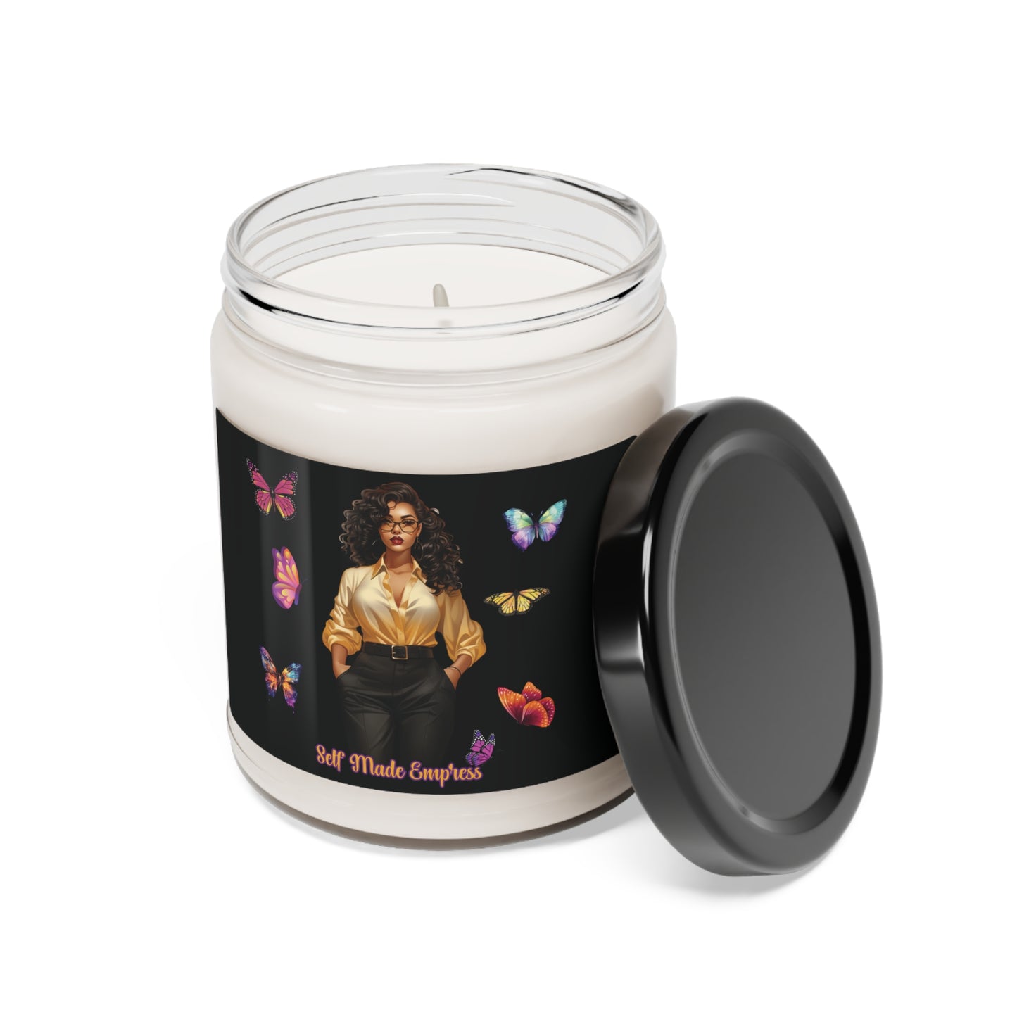 9oz Scented Soy Candle: Self-Made Empress (Five Scents)