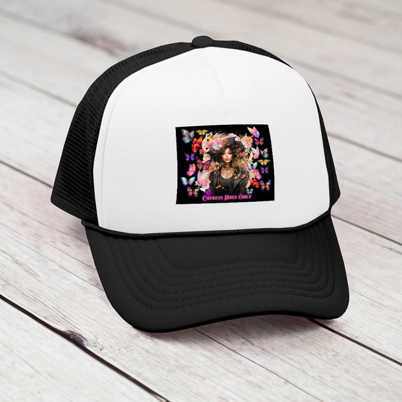 Snapback Mesh Trucker Hat: Empress Vibes Only (Four Colors)