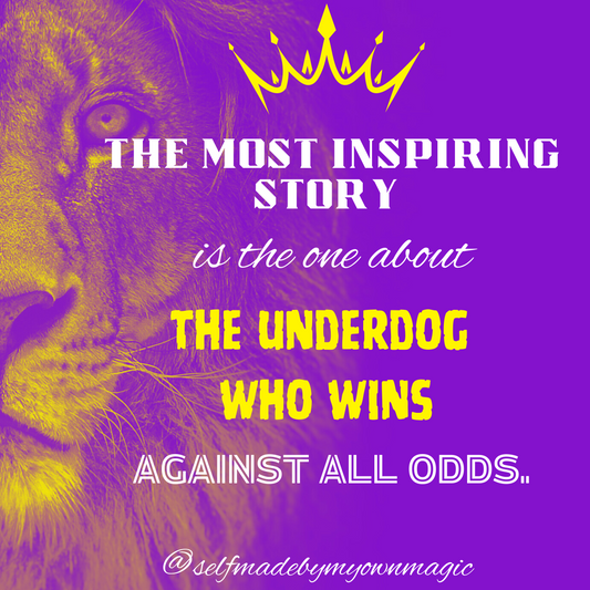 Hardcover Success Mindset Journal/Notebook: The Most Inspiring Story Is The One About The Underdog Who Wins Against All Odds