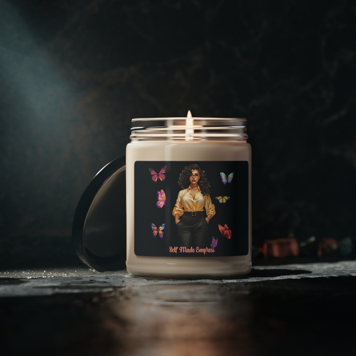 9oz Scented Soy Candle: Self-Made Empress (Five Scents)