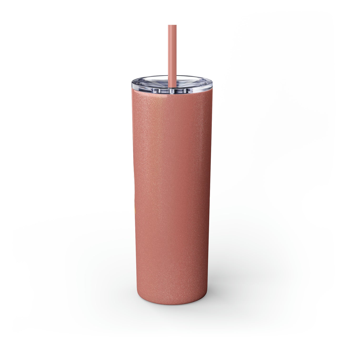 THE CEO: Lady Boss Graphic Skinny Tumbler with Straw, 20oz (Black, Black Glitter, Lilac, Magic Pink, Blush Pink, & Dusty Rose - All Glitter Finishes)
