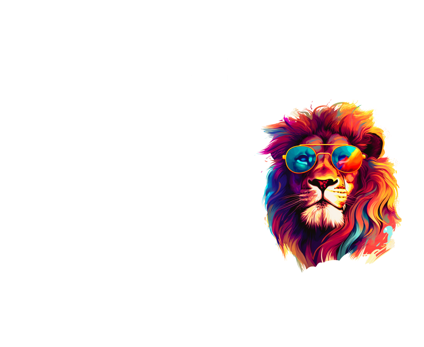 Unisex Champion® Lion Graphic Hoodie: The CEO