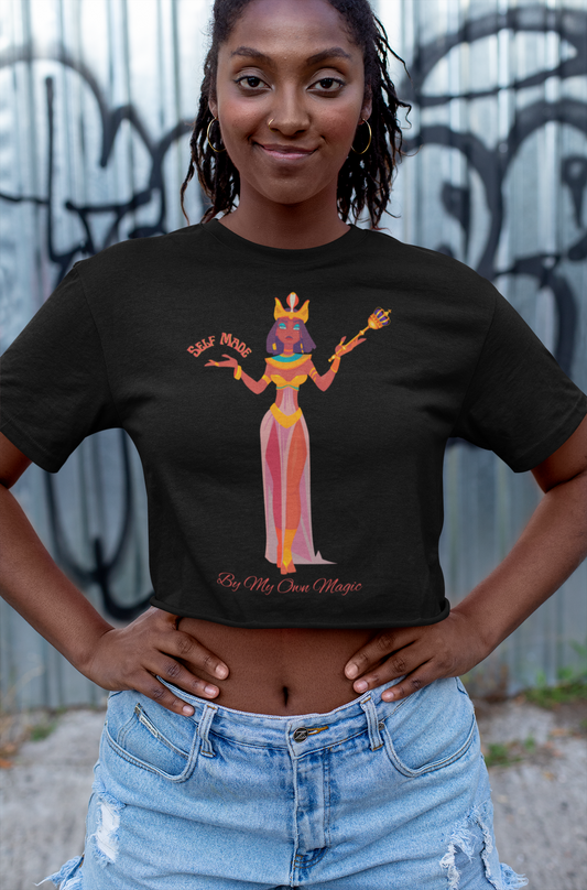 Women’s Cropped Tee: The Empress in Imperial Blue