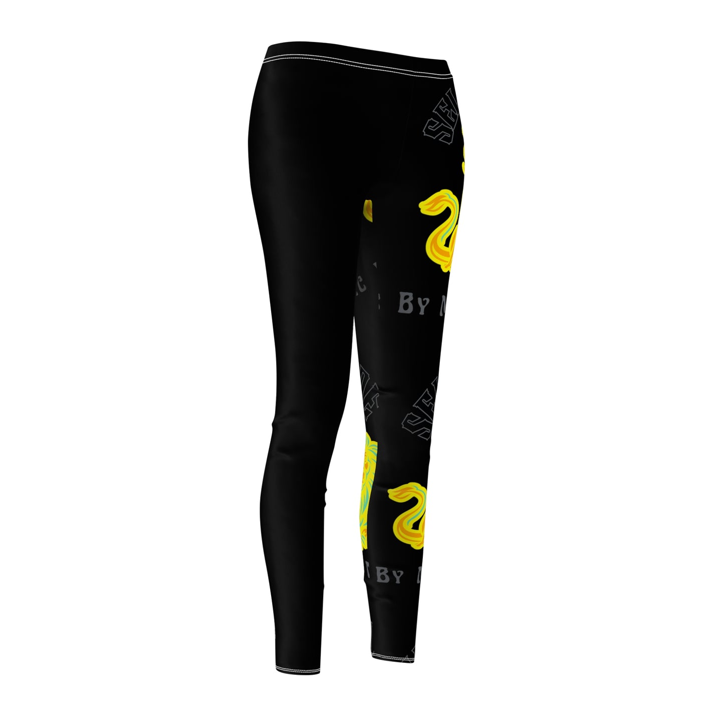 Retro Lady & Lion in Sovereign Sienna (Black)