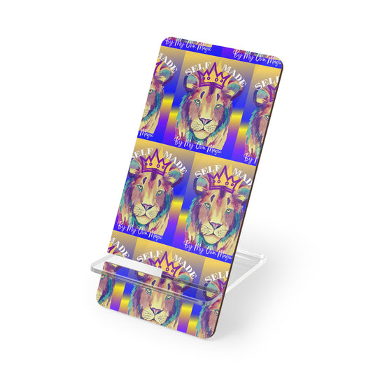 The Emblem Artwork: Mobile Display Stand for Smartphones in Glossy Finish