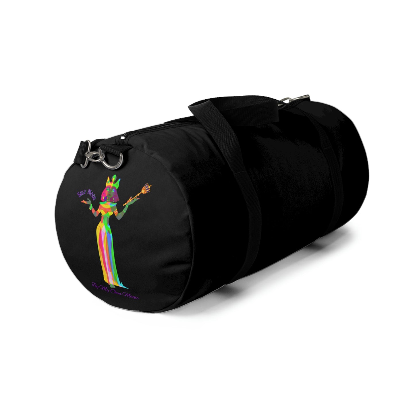 Durable Duffel Bag: The Psychedelic Empress in Royal Purple