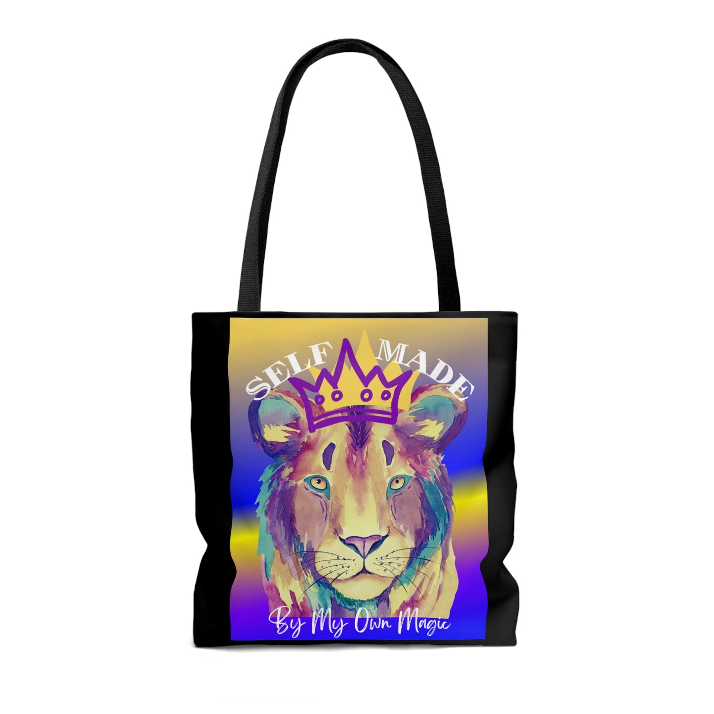 The Emblem Artwork: Classic Tote Bag in Black (2-Sided Design, 3 Sizes Available!)