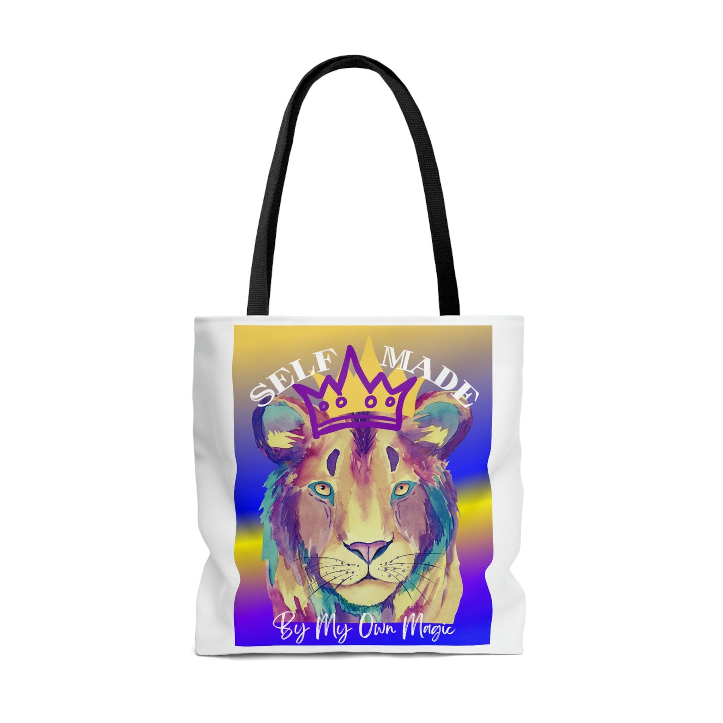 The Emblem Artwork: Classic Tote Bag in White (2-Sided Design, 3 Sizes Available!)
