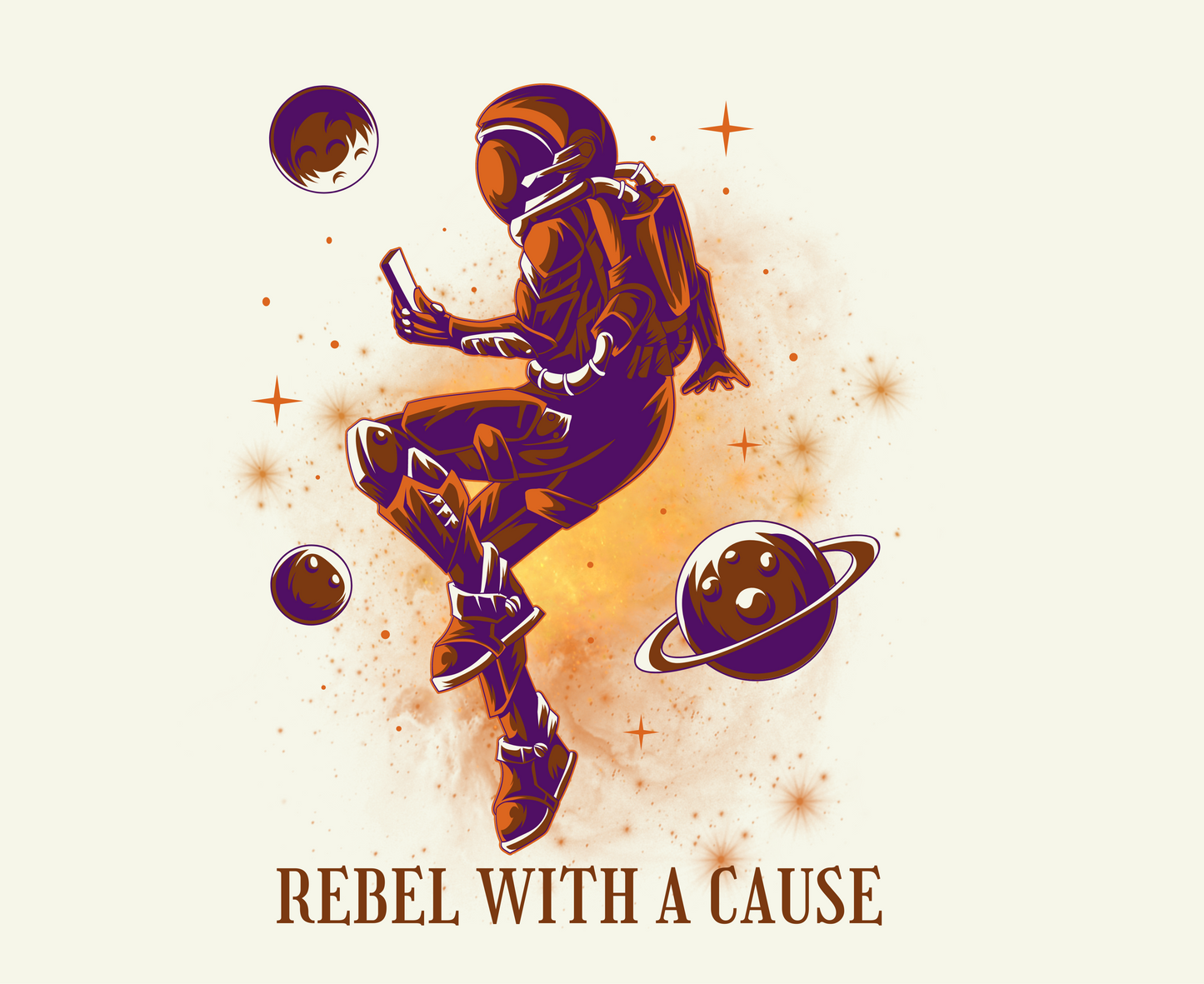 Unisex Tee: Rebel With A Cause