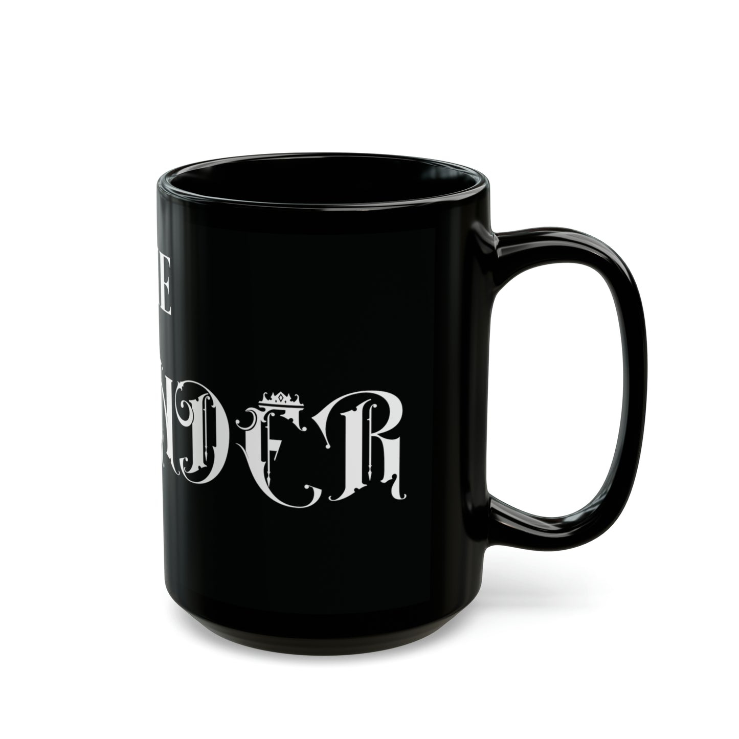 The Founder: Lady Boss Graphic Glossy Black Mug (11oz, 15oz)