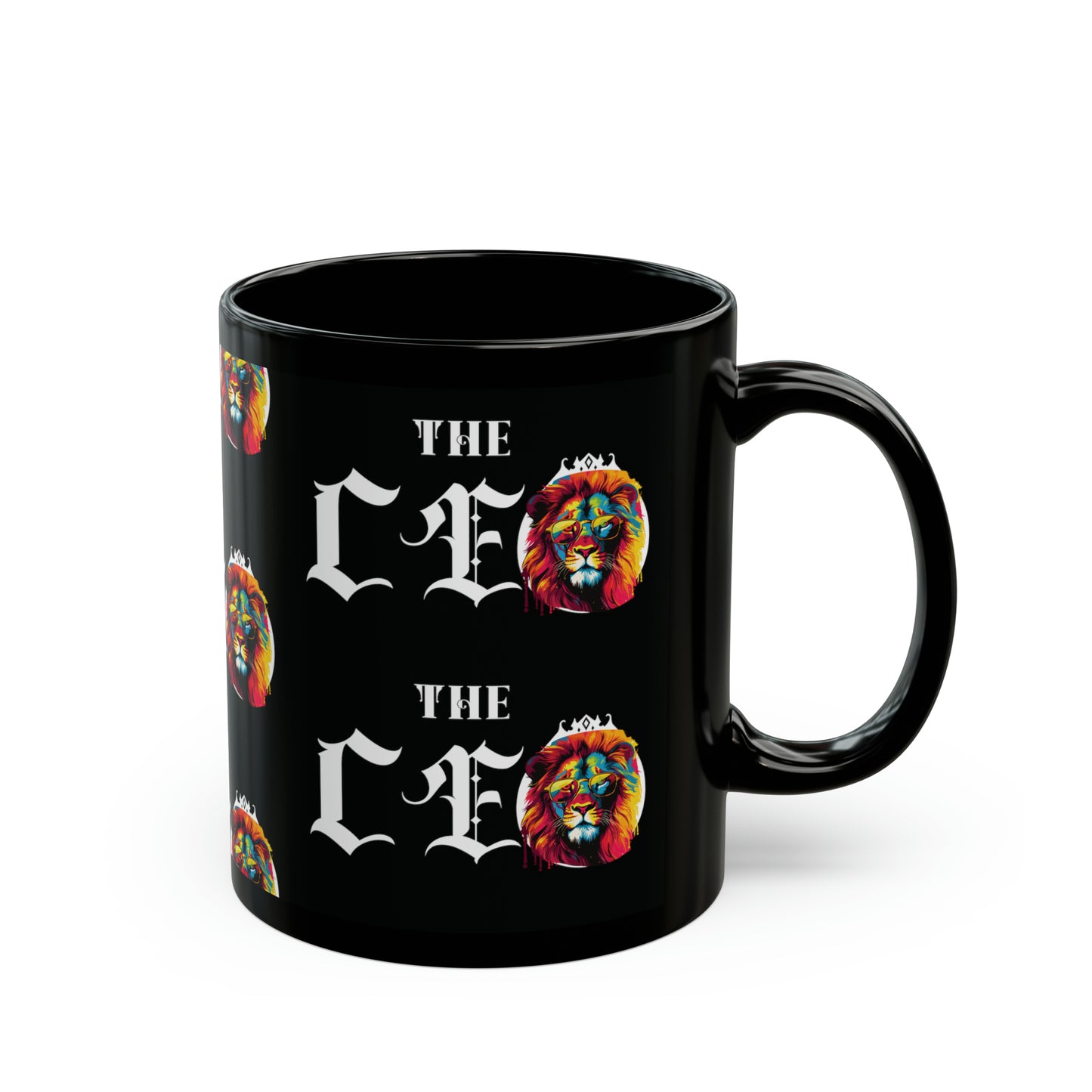 The CEO: Glossy Black Mug (11oz, 15oz)