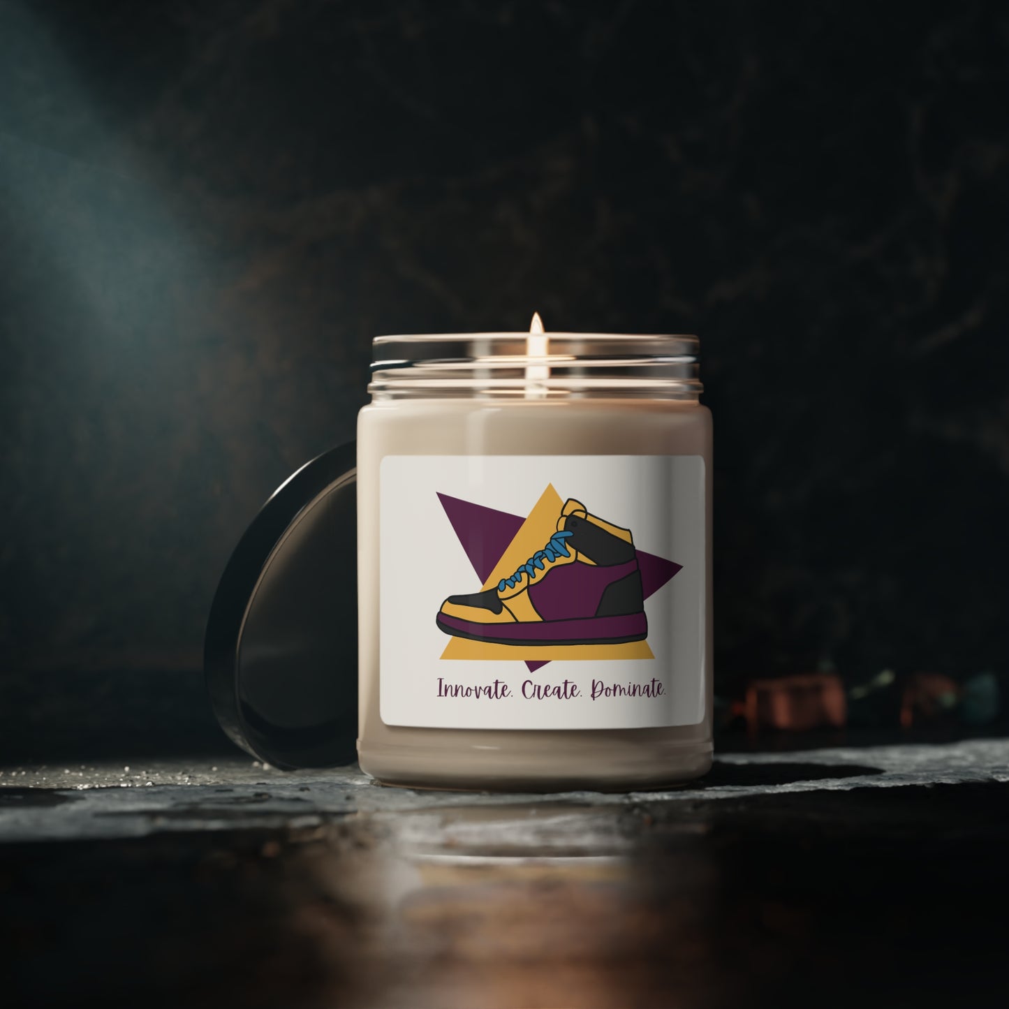 9oz Scented Soy Candle: Innovate. Create. Dominate. (Five Scents)