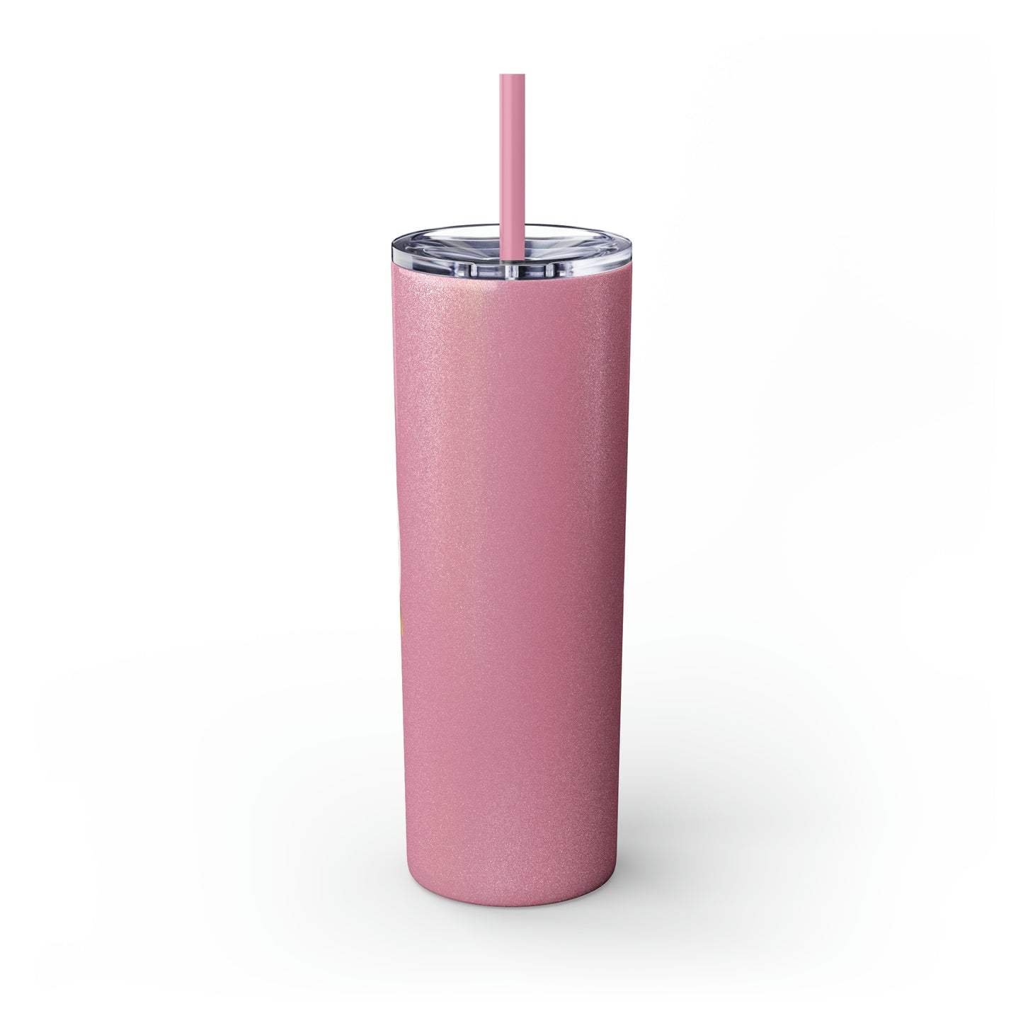 THE CEO: Lady Boss Graphic Skinny Tumbler with Straw, 20oz (Black, Black Glitter, Lilac, Magic Pink, Blush Pink, & Dusty Rose - All Glitter Finishes)