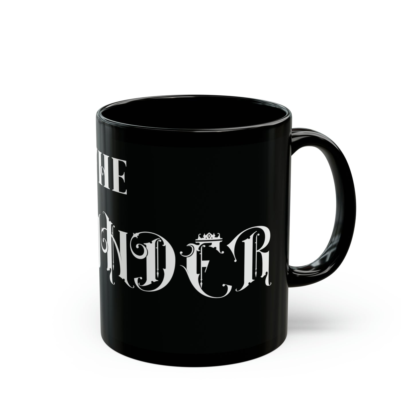 The Founder: Lion Graphic Glossy Black Mug (11oz, 15oz)