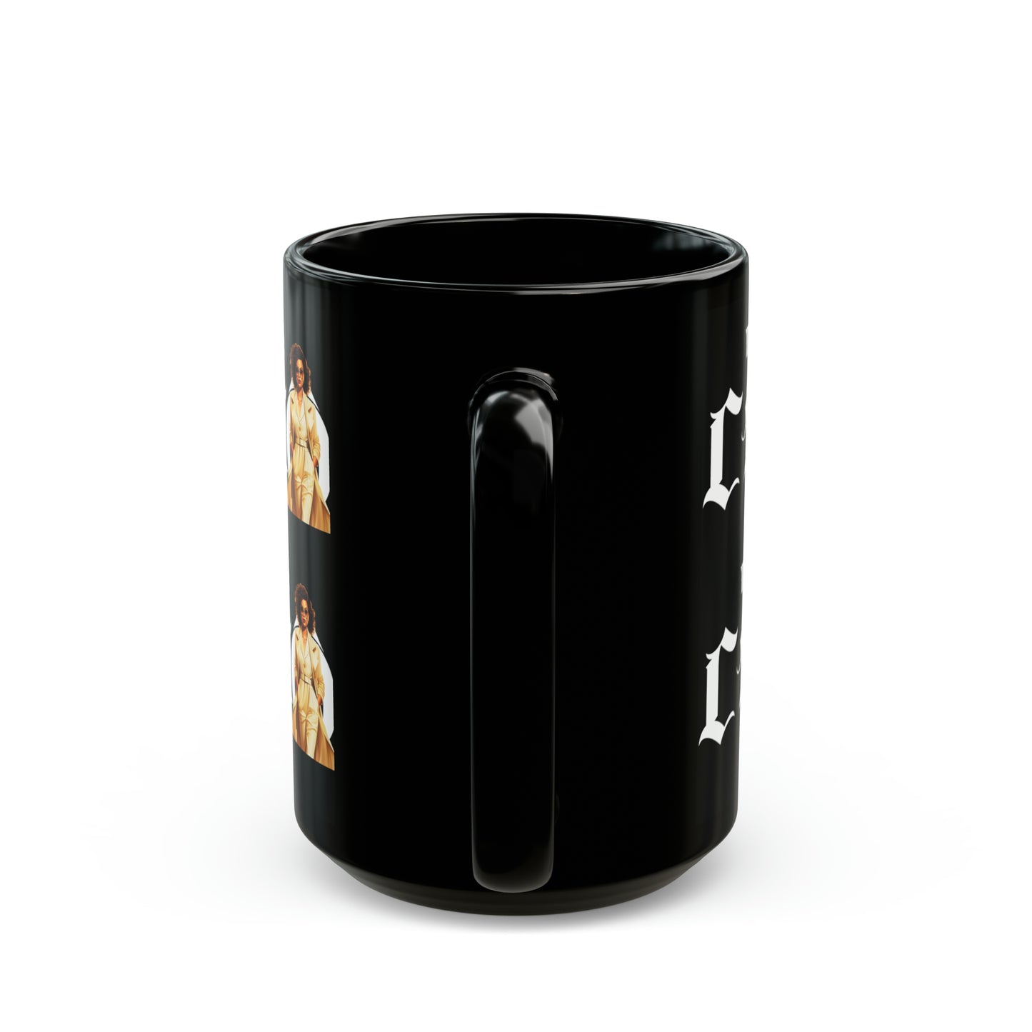 The CEO: Lady Boss Graphic Glossy Black Mug (11oz, 15oz)