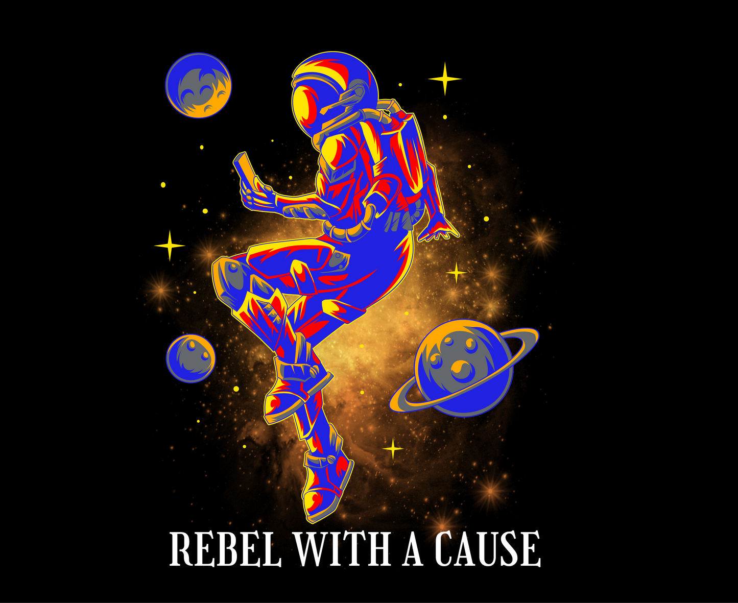 Unisex Tee: Rebel With A Cause